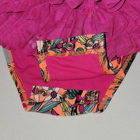Cat & Jack Parakeet Bright Colored One Piece Swimsuit Size 2T - Picture 2 of 8
